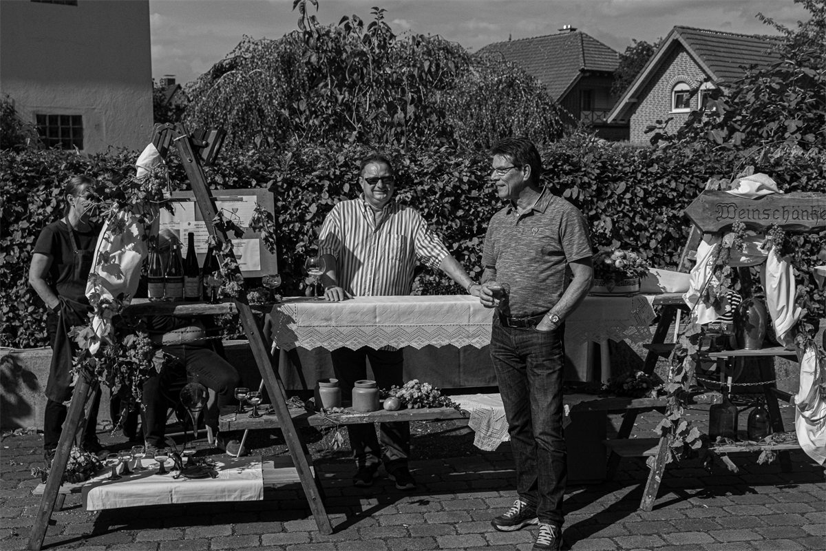Weinschänke beim Dorffest